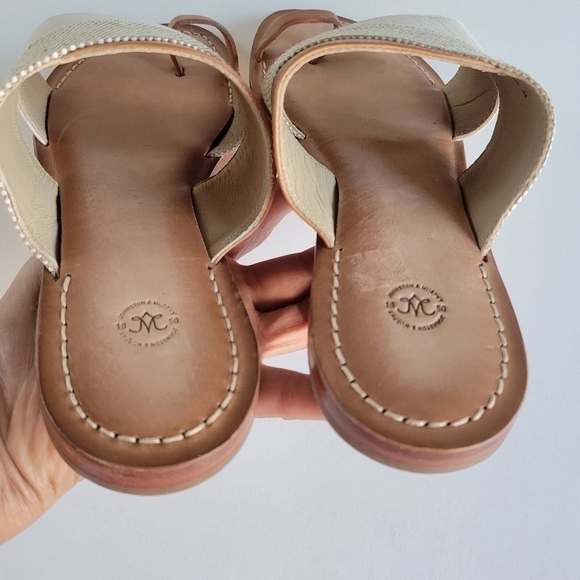 Johnson & Murphy Patti criss over thong sandals size 9. - Picture 6 of 11